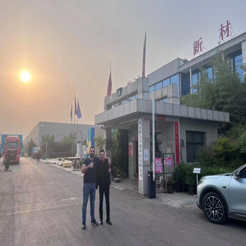 The client visited and inspected