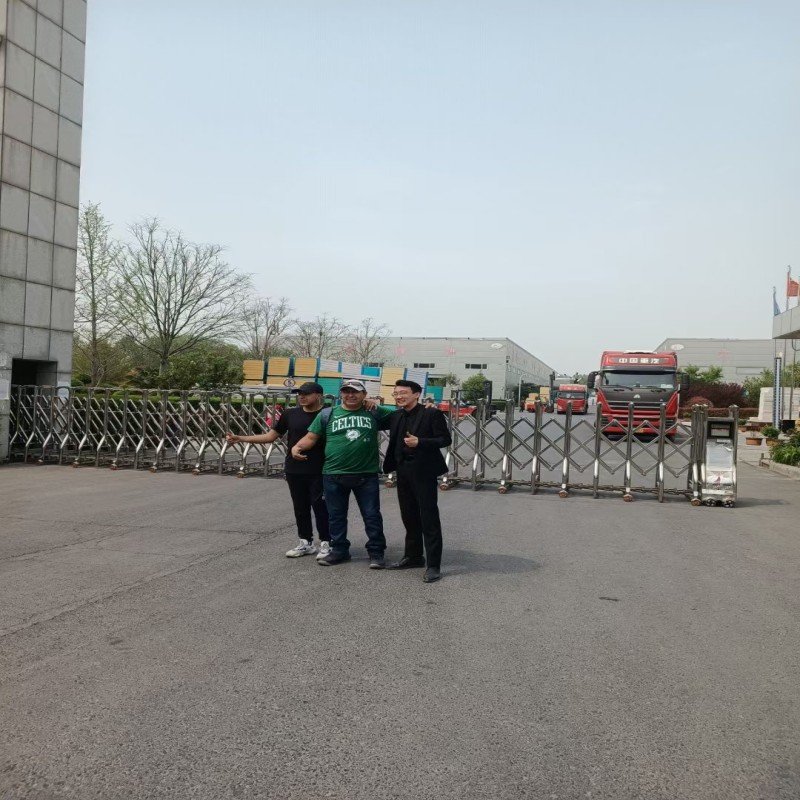 The client visited and inspected