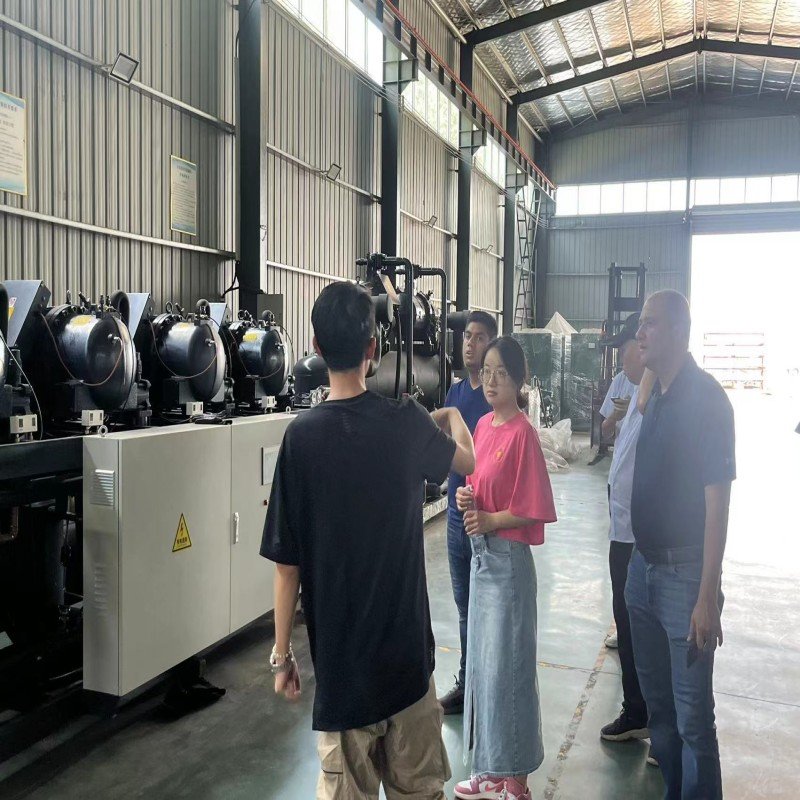 The client visited and inspected