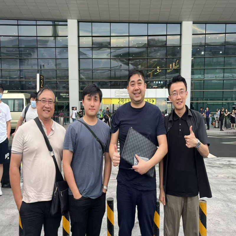 The client visited and inspected